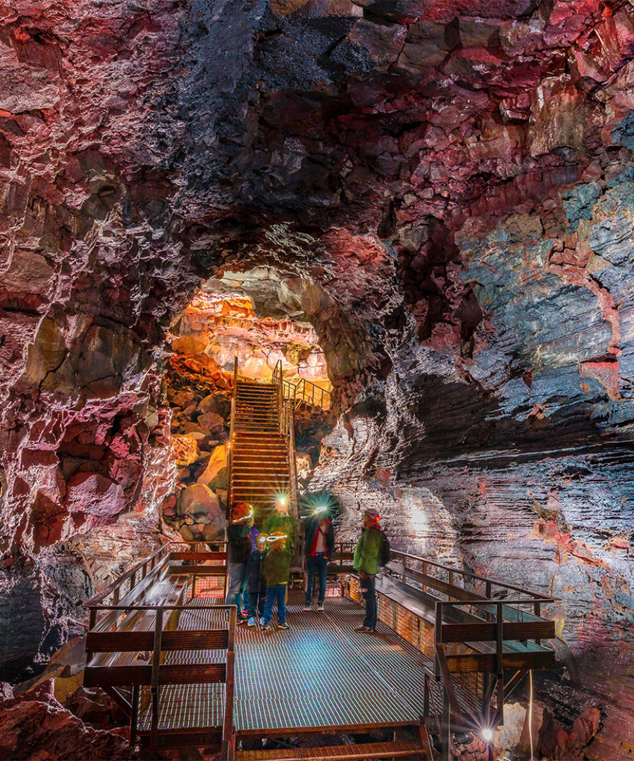 Transfer to or from The Lava tunnel